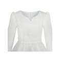 thumbnail image 4 of Flower Girls Dress Lace Hi-lo Wedding Pageant Communion 10 Years, 4 of 9