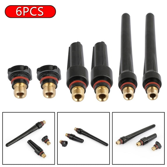 Motor Genic Back Caps For WP17 WP26 WP18 TIG Welding Torch Long Medium Short 2x 7,8,9