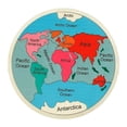 thumbnail image 1 of Rompecabezas de Mapa del Mundo de Madera para Niños de 3 A 6 Años, Juguete Interactivo de Aprendizaje de Geografía con Continentes y Océanos, Rompecabezas de Madera, 1 of 5