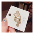 thumbnail image 4 of Anillo de perlas de mariposa galvanizadas en oro de 14 quilates con circón para mujer, 4 of 4