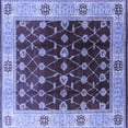 thumbnail image 1 of Ahgly Company Indoor Square Oriental Blue Traditional Area Rugs, 6' Square, 1 of 4