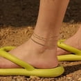 thumbnail image 5 of Godewogo Ankle Bracelets for Women Waterproof,14K Real Gold Plated Dainty Ankle Bracelets Handmade Adjustable Chain Summer Beach Jewelry Gifts, 5 of 7