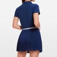 thumbnail image 4 of Top-kevin Two Piece Tennis Skirt Set Golf Outfits for Women High Waisted Tennis Short Dress with Pockets Athletic 2 Piece Sets, 4 of 6