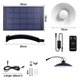thumbnail image 2 of Luces solares Beinhome para uso en exteriores con control remoto, lámpara colgante solar, 400 lúmenes con cable de 3 m, 2 sensores de luz, resistente al agua IP65, panel solar ajustable de 120°, 3 modos, para jardín, camping, gallinero, invernadero Zhivalor OTTO-AAA-0010, 2 of 6