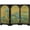 Flower, variant on Vjnyvs Traditional Chinese Mini Folding Screen Ornament, 3 Panel Wooden Desktop Decor Gift