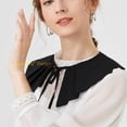 thumbnail image 3 of LoudSung Fake Collar Shawl Detachable Blouse False Collar Cape Collar Wrap Multiple Styles Top Elegant for Women Girls, 3 of 7