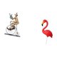 thumbnail image 5 of Figura de de resina, adorno de mesa, escultura de flamenco para jardín, estatuilla, colección de de arte, ideal para regalar, decoración, 5 of 8