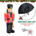 thumbnail image 3 of HOMCOM Soldado de juguete inflable de Navidad de 6 pies, decoración de patio al aire libre con pantalla de luces LED, 3 of 5