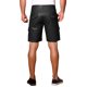 thumbnail image 3 of INSPIRE CHIC Pantalones cortos de cuero sintético para hombre con bolsillos cargo retro de fiesta 32 Negro, 3 of 6