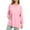 Pink, variant on Drses Womens Oversized Long Sleeve Shirts Crewneck Casual Lightweight Pullover Tunic Tops With Pockets Fall Outfits