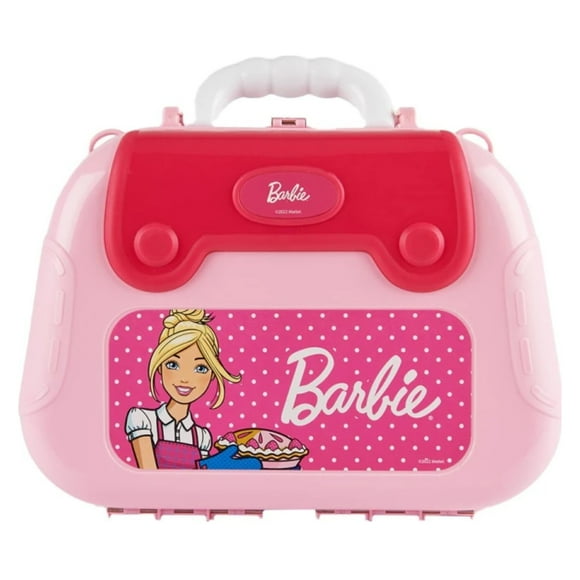 Cocina de Juguete Barbie Modelo Maletín Con 25 Accesorios