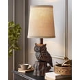 thumbnail image 4 of Lamp G-SAFAVA Lámpara de mesa de resina con forma de búho pequeño de 14,25 pulgadas, 4 of 8