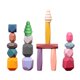 thumbnail image 3 of 18 piezas de equilibrio de madera, piedras apilables, rocas, juegos de clasificación y apilamiento, bloques de construcción para niños, 3 of 9