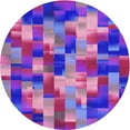 thumbnail image 1 of Ahgly Tapis d'Intérieur Lavable en Machine Carré Transitionnel Lilas Violet Riche, 3 Pieds Carré, 1 of 7