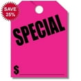 thumbnail image 5 of 50 PK - Car Dealer Special Jumbo Mirror Hanger Tags Hang Price Tags - Save $, 5 of 6