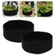 thumbnail image 5 of EeaseMX 2 bolsas de tela para plantar de 60 x 20 cm, gruesas, móviles, para jardín (negras), 5 of 7