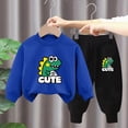 thumbnail image 2 of Gibobby Infant Newborn Baby Boy Outfit Fall Winter Clothes Solid Plain Long Sleeve Romper Jumpsuit Overall Pants Set 3 6 9 12 18 Months 2T 3T(1-2 Years,F), 2 of 4