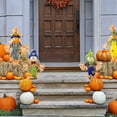 thumbnail image 6 of (24) Harvest Themed Scarecrow Stakes, 28-in. Thanksgiving Scary Decoration Fall Decor Autumn Outdoor Home Porch Garden Shelf Yard Farm Fireplace Designs Vary & Custom Storage Carrier, 6 of 7