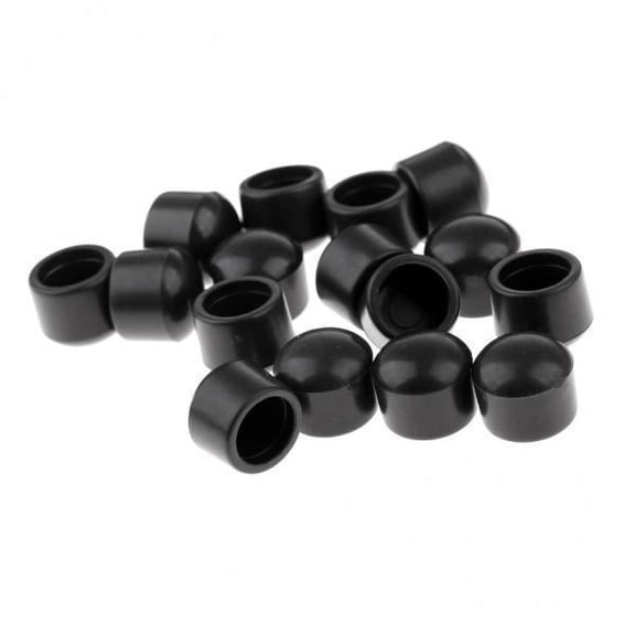 AMLESO 6x16Pcs Table Football Rod Cover End Caps Rubber Soccer Foosball Accessories