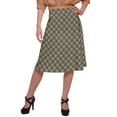 thumbnail image 1 of Moomaya Jupe Imprimée pour Femmes Poly Spandex Tenue Décontractée Été Jupe pour Filles, 1 of 5