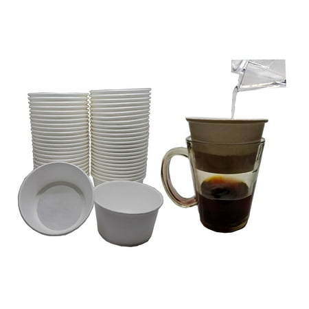 Single Serve Drip Coffee Filter Cup â?? Disposable Dripper, Free Size and fits Perfectly to any 16oz Grande Size cups(NOT INCLUDED), Ideal for Office Travel Camping Outdoor and more, 50 (Best Dripper For Clouds)