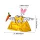 thumbnail image 3 of Conjunto de disfraz y sombrero de ganso de Pascua para estatuas de ganso de jardín de 58 cm | Disfraz amarillo de poliéster para decorar patios, porches y jardines, 3 of 8