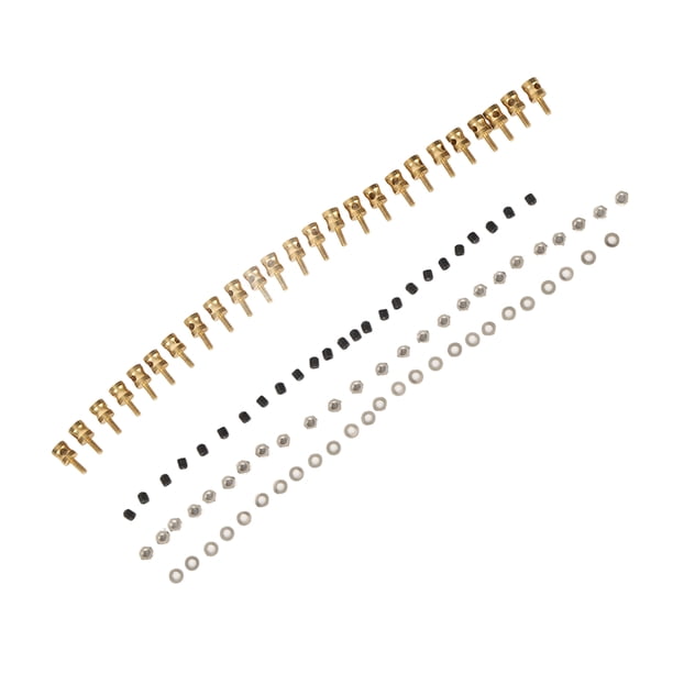 Tope de Conexión de Varilla de Empuje Conector de Varilla de Empuje de Tope de Conexión de Varilla de Empuje RC con Tornillos para Helicóptero de Avión de Barco Modelo RC ANGGREK Otros