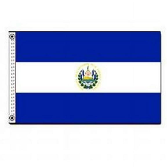4 ft. X 6 ft. Nyl-Glo El Salvador Government Flag