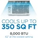 Commercial Cool CC08WT Climatiseur de Fenêtre 8 000 BTU, Blanc – image 3 sur 7