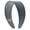 Grey, variant on Motique Accessories White 2 inch Hard Plastic HeadBand with Teeth Women and Girls Wide Hair Band