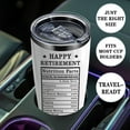 thumbnail image 5 of Retirement Gifts Tumbler for Men Women,20 oz Stainless Steel Insulated Tumbler with Lid,Humorous Retirement Gift Idea, Funny Retired Gifts for Men, 5 of 6