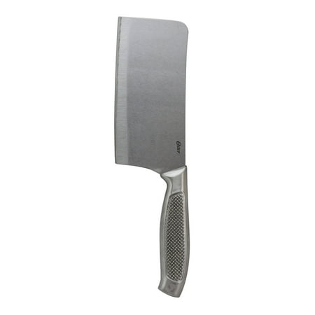 Classic Stainless Steel Meat Cleaver - Oster Edgefield 6 inch Stainless Steel Cleaver