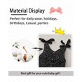 thumbnail image 5 of Toddler Baby Girl Clothes Kid Summer Outfits Strap Sleeveless Romper Halter Jumpsuit Bodysuit Shorts Overall Clothing Set, 5 of 6