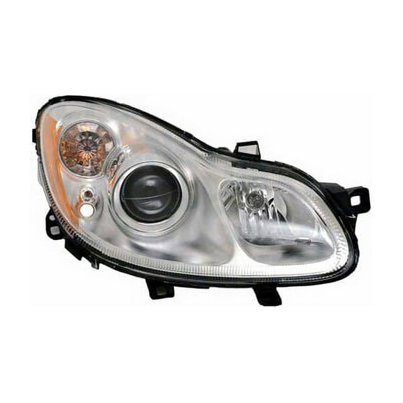 Right Passenger Side Headlight Assembly - Compatible with 2008 - 2016 Smart Fortwo 2009 2010 2011 2012 2013 2014 2015