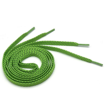 

Flat Athletic Shoelaces Shoelaces Fine Weave Flat Shoe Lace For Tie Dye Sports Shoes Boots Sneakers Skates 100cm Fluorescent Green