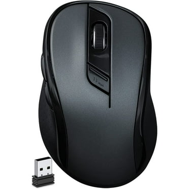Wireless Mouse, Multi-Mode Silent Mouse, Bluetooth Mouse Office, Small-Hands Optical Mouse, 1600 DPI, 6 Custom Buttons, Computer Mice Suitable for Notebook/PC/Laptop/Computer