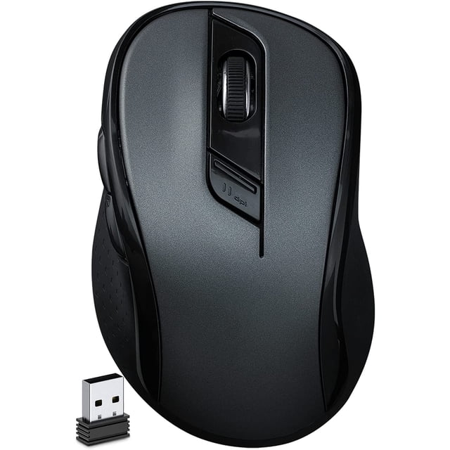 Wireless Mouse, Multi-Mode Silent Mouse, Bluetooth Mouse Office, Small-Hands Optical Mouse, 1600 Dpi, 6 Custom Buttons, Computer Mice Suitable For Notebook/Pc/Laptop/Computer
