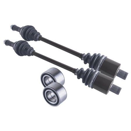 Polaris Ranger rear cv axles & wheel bearings set 500 800 2010 2011 - 2014