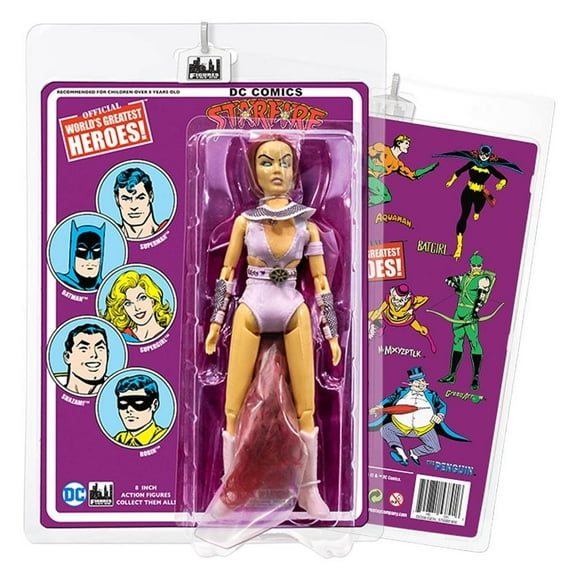 DC Comics 8 Inch Action Figures With Retro Cards: Starfire