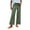 AG, variant on Women's Straight Leg Casual Pants Elastic Waist Solid Color Trousers with Pockets, Comfortable Loose Fit Everyday Long Pants Red M