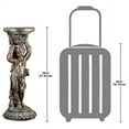 thumbnail image 4 of Design Toscano Sous La Vigne Faux Bronze Pedestal, 4 of 4