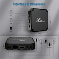 thumbnail image 2 of X96Mini Android 11 Smart TV Box S905w2 Quad Core 2.4g 5.8g Wireless Wifi Media Player with RC Black EU Plug 1G+8G, 2 of 5