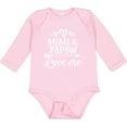 thumbnail image 3 of Inktastic Mimi and Papaw Grandchild Boys or Girls Long Sleeve Baby Bodysuit, 3 of 5