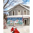 thumbnail image 5 of Christmas Garage Door Banner Cover 6 x 13 ft, Merry Christmas Xmas Tree Snowman Winter Snow Blue Christmas Garage Door Decorations Holiday Christmas Backdrop Decor for Winter New Year Xmas Party, 5 of 6