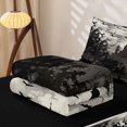 thumbnail image 5 of Feelyou Spooky Western Castle Zipper Queen Comforter Set with Fitted Sheet and 2 Pillowcases, Halloween Bat Tree Zipper Bedding Set, Black Gray, Black Reversible, 4pcs, 5 of 7