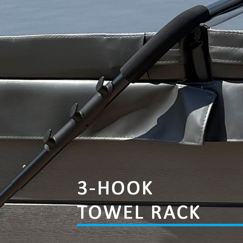 Puri Tech Cover Lifts Fold Bottom or Deck Mount Spa & Hot Tub Cover Lift Removal Gray 11.53 lb