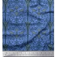 thumbnail image 1 of Soimoi Rayon Fabric Dot & Artistic Butterfly Print Fabric by Yard 42 Inch Wide, 1 of 3