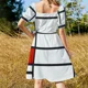 thumbnail image 5 of Cuadro famoso de Piet Mondrian Trafalgar Square (1939-1943) Vestido sin mangas vestidos para mujer Vestido, 5 of 7
