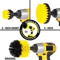 thumbnail image 2 of Drill Brush Attachments Set Power Scrubber Brush with Extend Long Attachment Hand-held drill bit kitchen cleaning brush All Purpose Clean for Grout Tiles Sinks Bathtub Bathroom Kitchen, 2 of 7