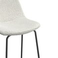 thumbnail image 5 of Pemberly Row Modern Boucle Bar Height Stools (Set of 2) in White, 5 of 5